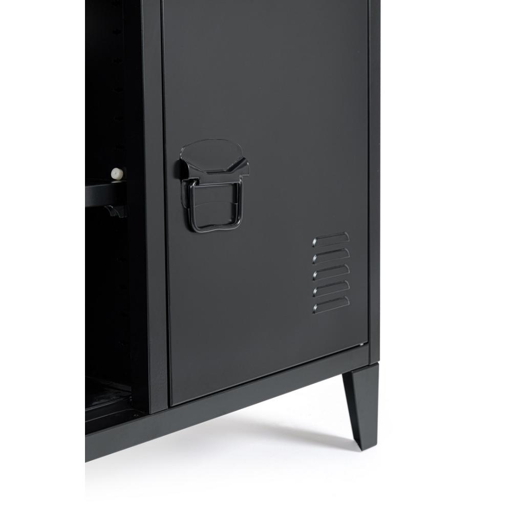 fekete fem komod tv szekreny industrial loft design modern vintage sotet butor haloszoba nappali alacsony vas butorok formavivendi lakberendezes allithato polc sotet.jpg